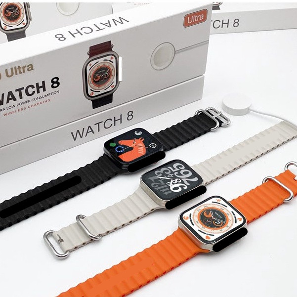 จัดส่งในพื้นที่Watch 8 2024 ใหม่ Ultra 45mm Series 8 สมาร์ทวอทช์บลูทูธโทร ZT11 Ultra 2 T800 Ultra 8 