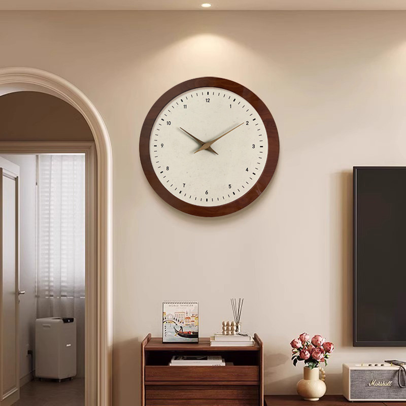 นาฬิกาแขวนผนัง วินเทจ ตกแต่งผนัง ใช้พลังงานจากแบตเตอรี่ นาฬิกาดิจิตอลเงียบ สําหรับตกแต่งบ้าน ห้องนอน ห้องนั่งเล่น - รูปที่ 2