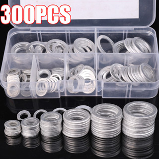 100-300ชิ้น ยานยนต์อลูมิเนียมปะเก็นชุด ม6-ม16,น้ํามันท่อระบา…