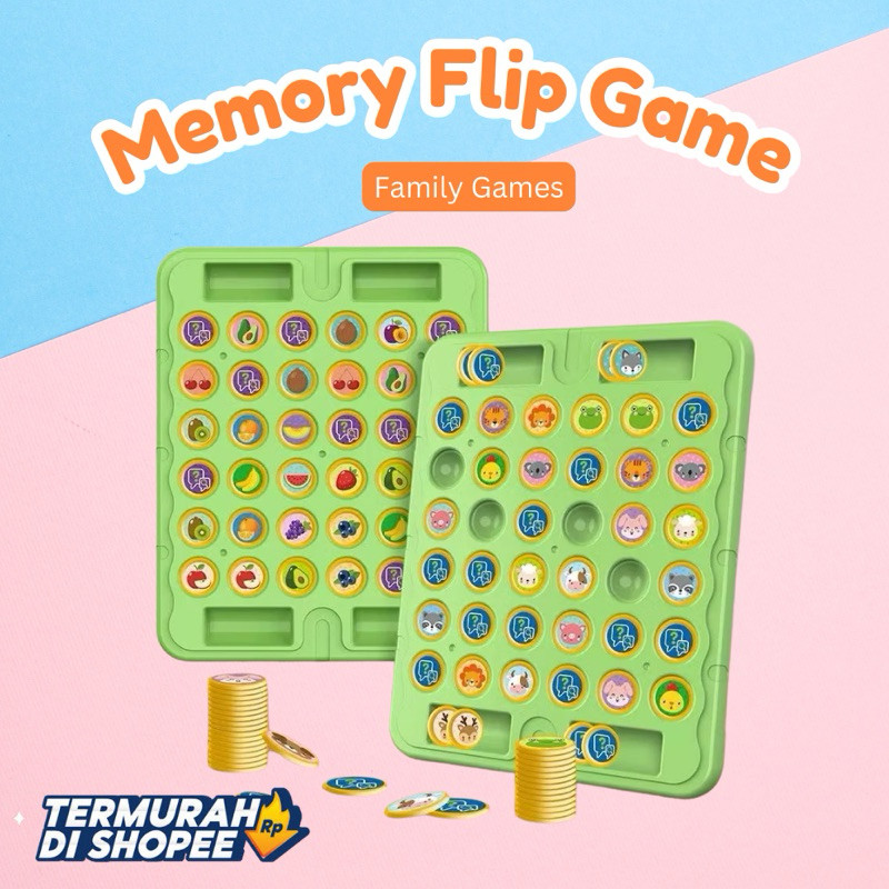TOYFY MEMORY FLIP GAME Board Game / MEMORY Sharpening Play Board