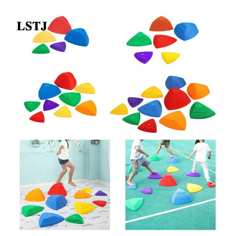 [Lstjj] Kids Stepping Stones หินแม่น้ําข้ามสําหรับความคิดสร้างสรรค์ในร่ม