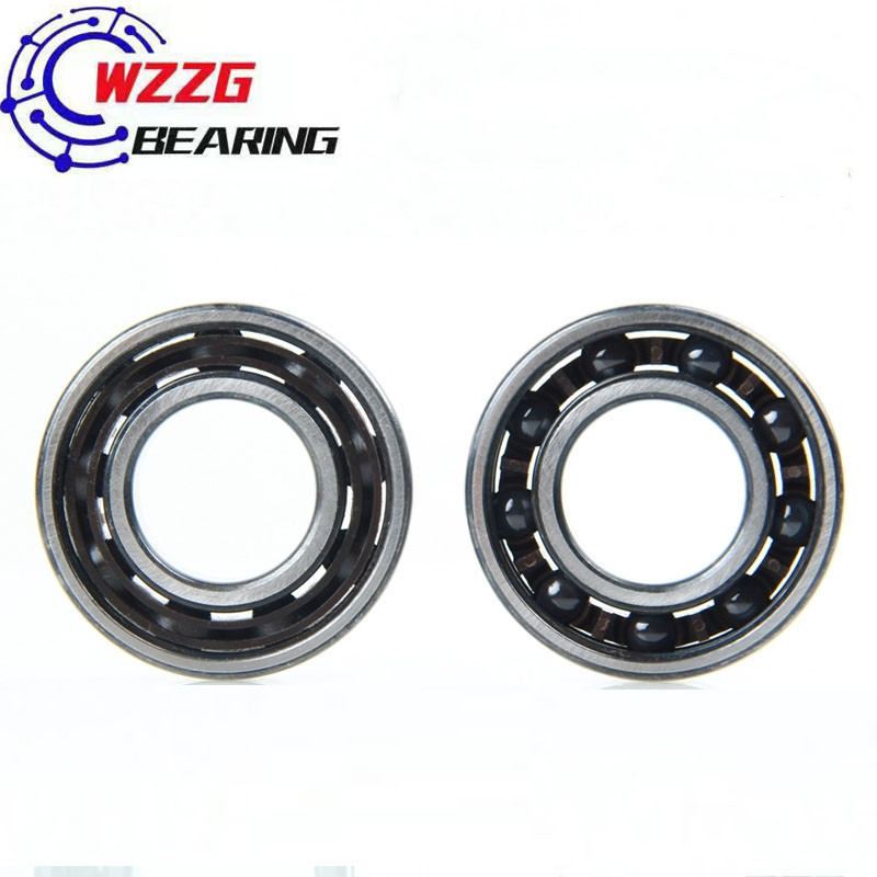 Wzzg 1PCS ตลับลูกปืนเซรามิคไฮบริด 6200 6201 6202 6203 6204 6205 6206-2RS Silicon Nitride Balls