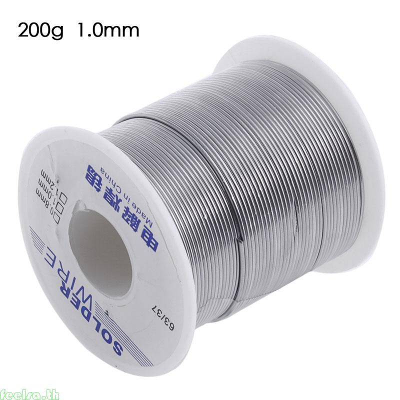 Feela 63 37 Rosin Core Weldingring ตะกั่วดีบุกอุตสาหกรรมบัดกรีลวด 1 0 มม.200g ร้อน