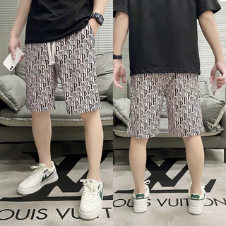QC-DK8017 กางเกงขาสั้นแฟชั่นน่ารัก สามารถสวมใส่ได้ทั้งชายหญิง ลวดลายสมัยใหม่ใส่สบาย ผ้ายืดบางเบาไม่ร้อนแน่นอน