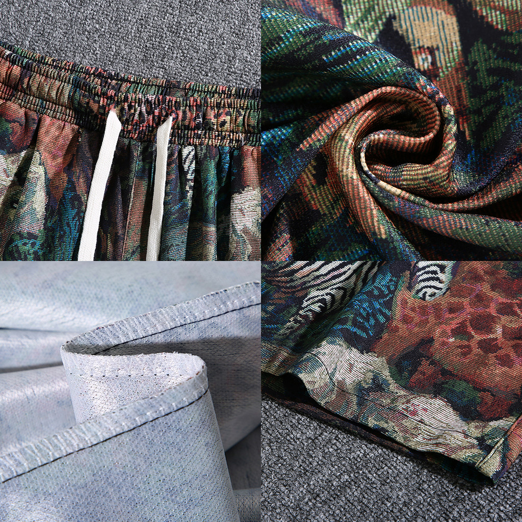 SH101 HOME กางเกงขาสั้น แฟชั่นน่ารัก กางเกงลำลอง สามารถสวมใส่ได้ทั้งชายหญิง ลวดลายสมัยใหม่ QC-DK8014