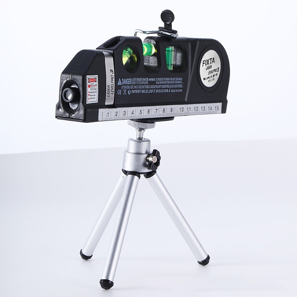ตลับเมตร เครื่องวัดระดับ เลเซอร์ ตลับเมตร Multifunctional Laser Tools Line Measuring Leveler Straight Rulers Level