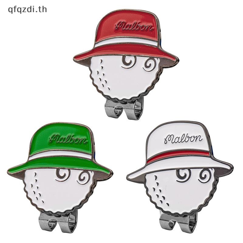 [qfqzdi.th] 1 ชิ้น Mark Ball Golf Hat Clip Magnetic Golf Cap Clips with Magnet Golf Putg Accessories Golf Marker ผู้ชายผู้หญิงพร้อมสต็อก