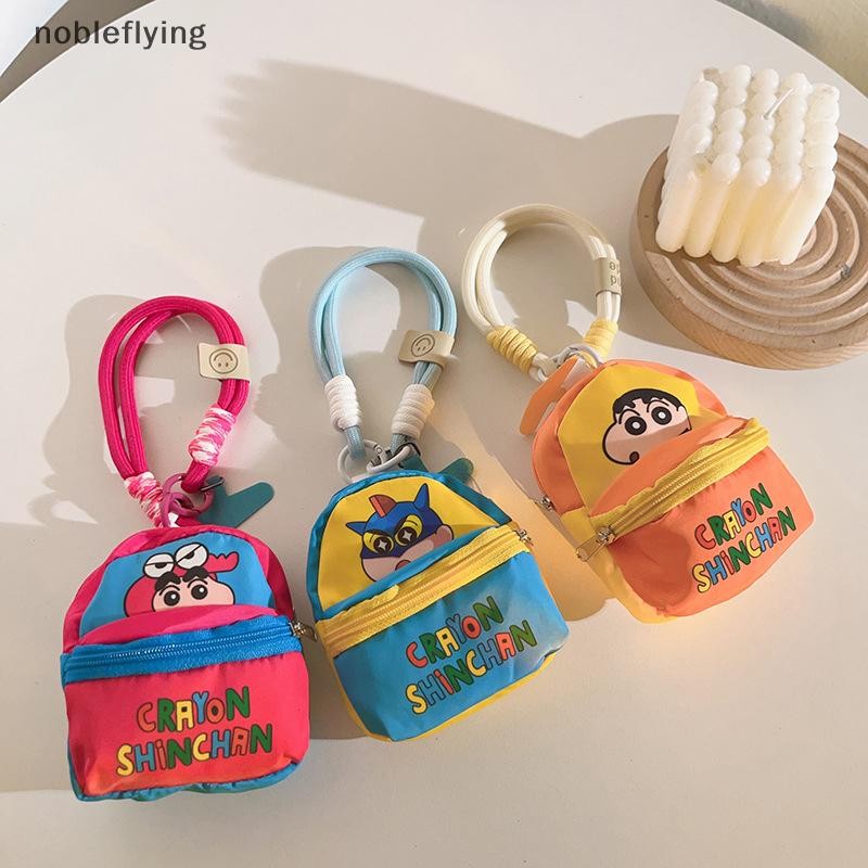 Nf การ์ตูน Pring Crayon Shin-Chan กระเป๋าสายโทรศัพท์น่ารักเคสโทรศัพท์ Anti Lost เคสโทรศัพท์ Lanyard จี้ nobleflying