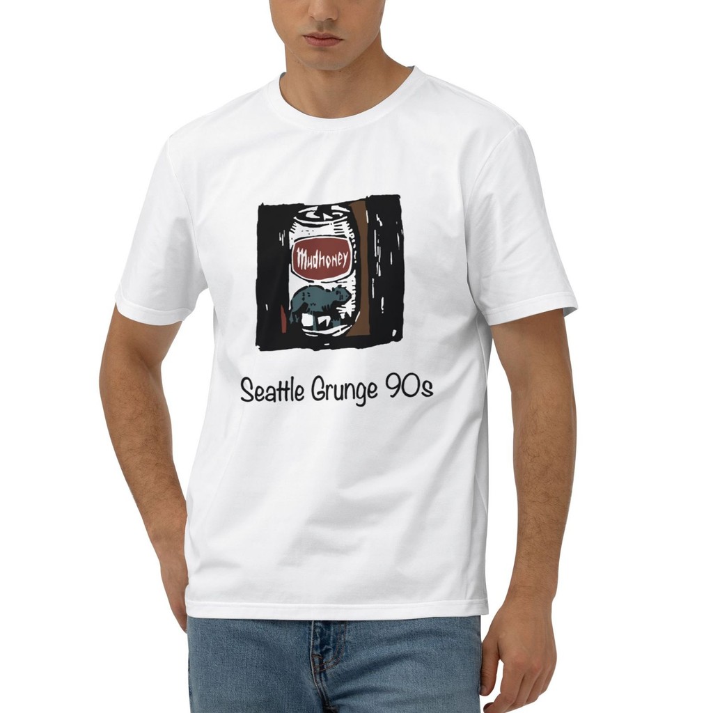 เสื้อยืดผ้าฝ้าย Seattle Grunge 90S