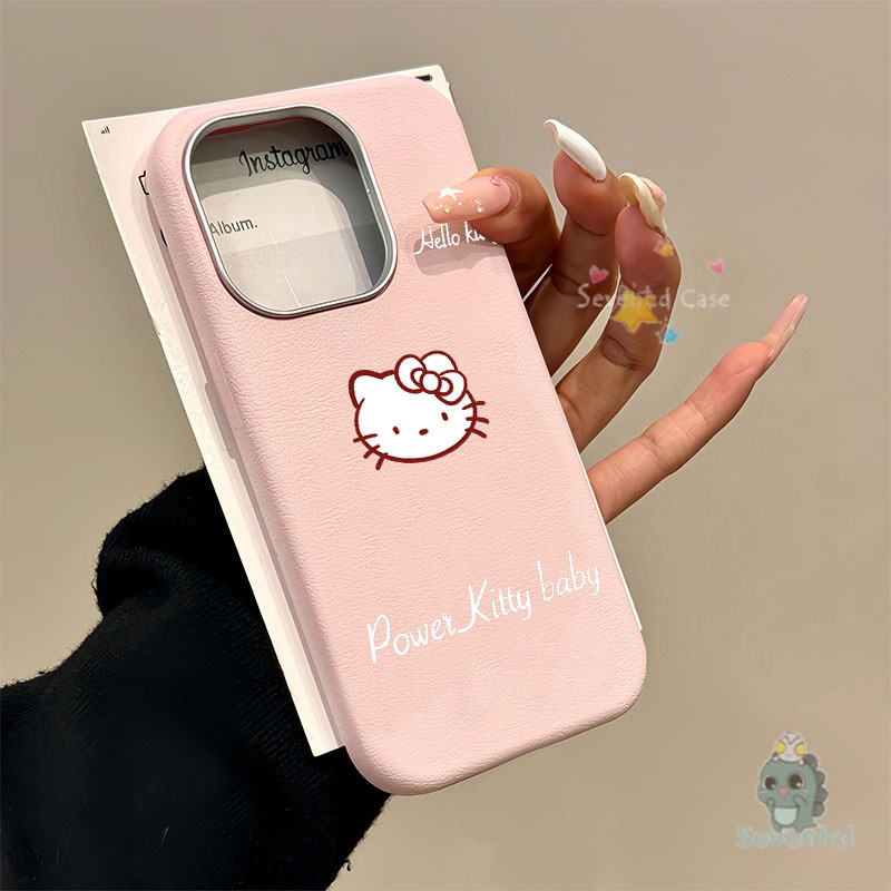 ปลอกสําหรับiphone 11 6 6s Plus 16 15 14 13 12 Pro Max X XR XS Max 8 7 Sanrio Cute Kittyการ์ตูนน่ารักเคสโทรศัพท์Insแฟชั่นเกาหลีปกอ่อนกันกระแทกTPUป้องกันปกหลัง