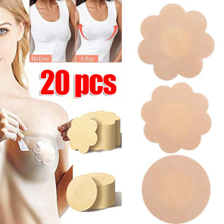 สติกเกอร์ชุดชั้นในกลีบไม่ทอ - แผ่นแปะหัวนมแบบมีกาวในตัว - ผ้…