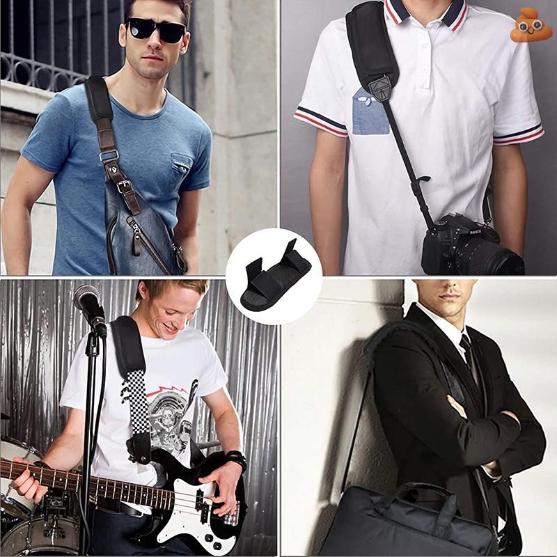 [LO] 1 PC สายคล้องไหล่ที่ถอดออกได้ Pad เบาะสําหรับกระเป๋าเป้สะพายหลังกระเป๋าสะพาย Deion ลื่นสายคล้องไหล่ Pad กระเป๋าอุปกรณ์เสริม TH - รูปที่ 3