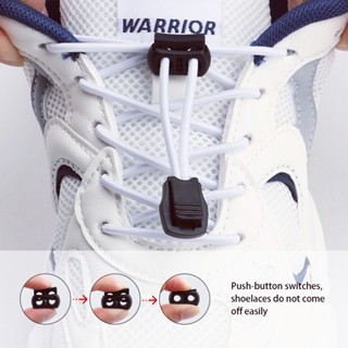 ล็อครองเท้า Laces รอบ Shoelaces ยางยืดหยุ่นรองเท้าผ้าใบ Lace…