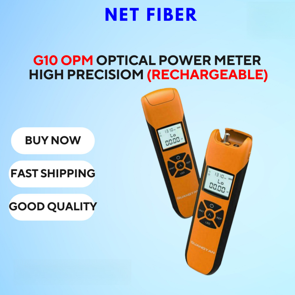 G10 OPM เครื่องวัดพลังงานแสงออปติคอลความแม่นยําสูง (แบบชาร์จไฟได้) OP301 MINI OPTICAL POWER METER