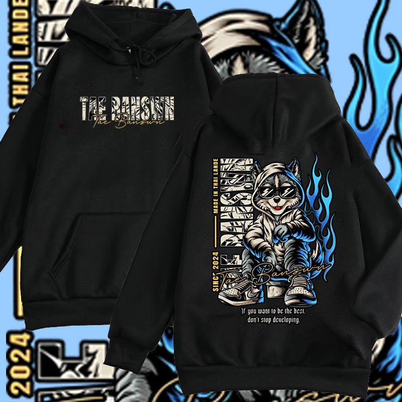 ❤️‍🔥Hoodies cotton M-3XL 2024 เต้บ้านสวน-Tae Banswn ผ้าฝ้าย Tae Banswn T-shirt เสื้อฮู้ด M-3XL