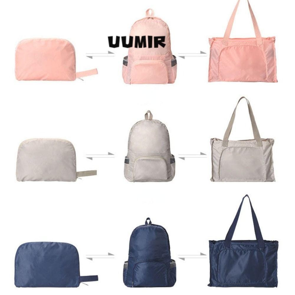 Uumir กระเป๋าเป้สะพายหลังน้ําหนักเบา, กระเป๋าถือน้ําหนักเบาสําหรับเดินทาง, กระเป๋าเป้สะพายหลังกีฬามัลติฟังก์ชั่นแบบพับได้กันน้ํากลางแจ้ง