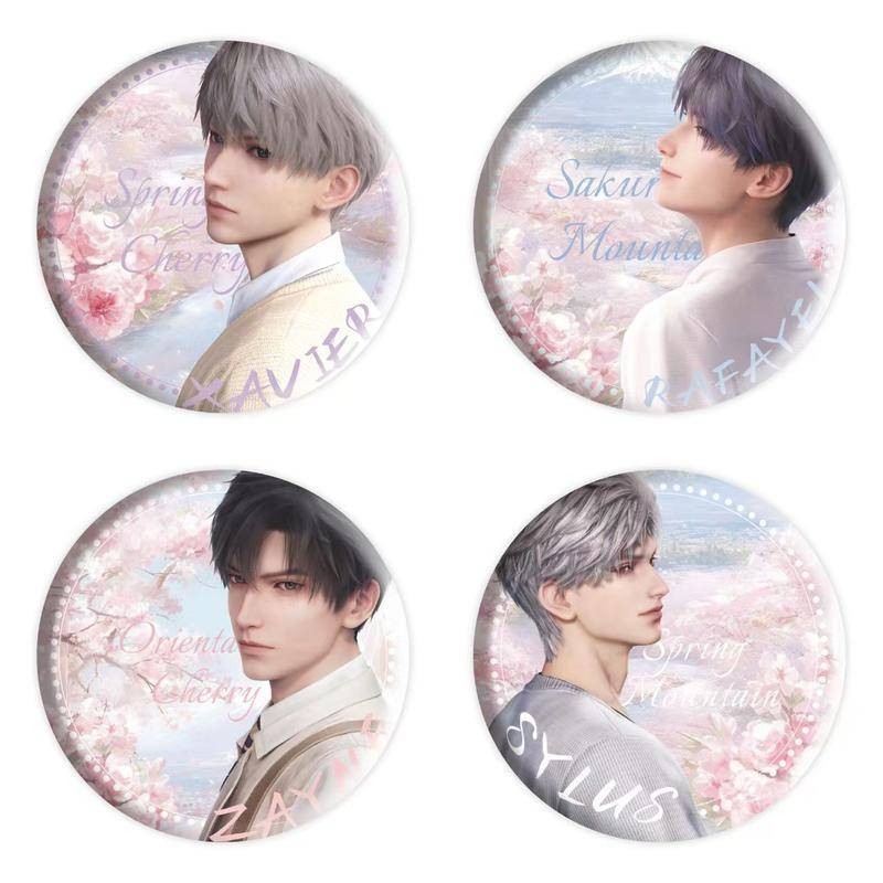 2025 เกม Love และ Deepspace Xavier Zayne Rafayel ralayo Sylus Qin Che Shen Xinghui Li Shen Qi Yu 58 มม.Pin Badge คอสเพลย์อุปกรณ์เสริมสําหรับเสื้อผ้ากระเป๋าเป้สะพายหลังตกแต่งเข็มกลัดของขวัญ