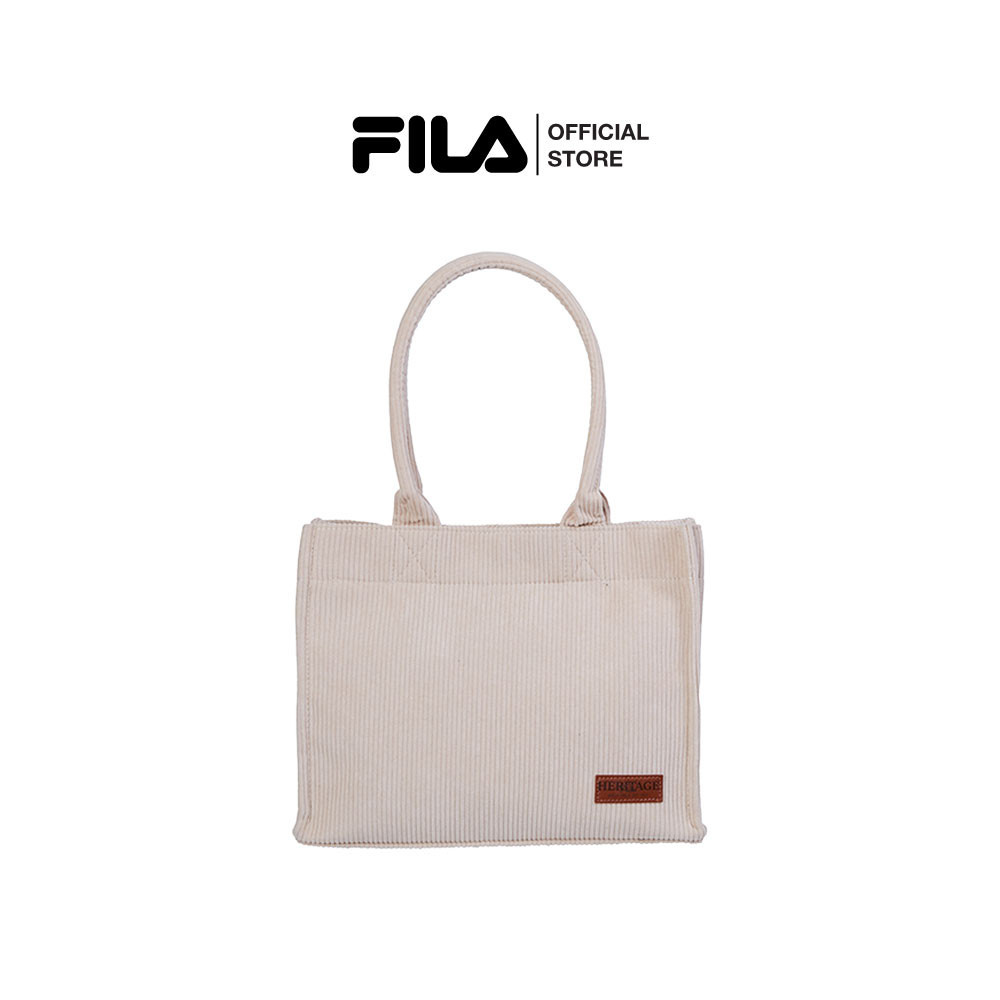 FILA กระเป๋าถือผู้ใหญ่ OLD MONEY รุ่น TTA240703U - OFF-WHITE