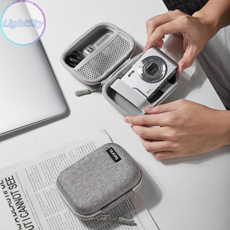 Lightsky CCD กล่องเก็บกล้อง EVA Mini กล้องกันกระแทก Hard Shell กระเป๋าถือเหมาะสําหรับ Sony Canon Fuji กล้อง TH