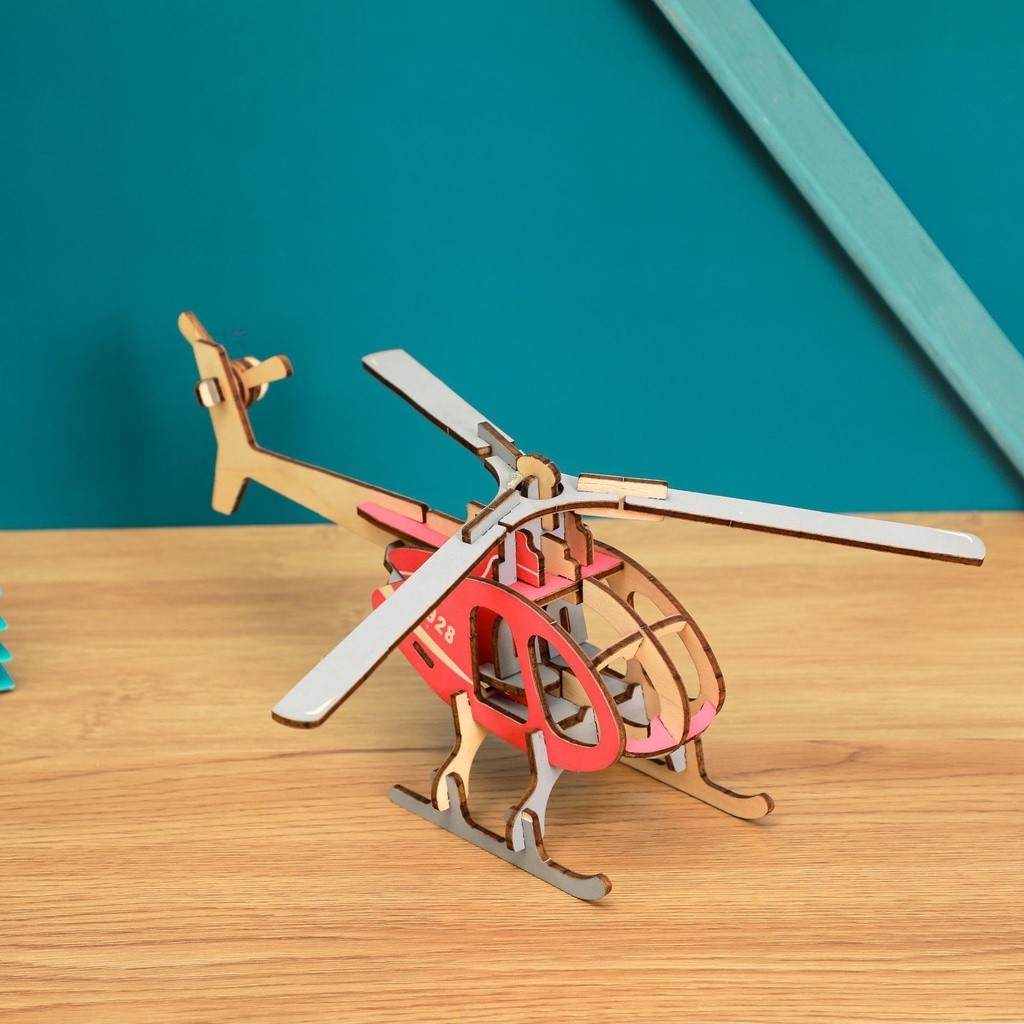 3D Puzzle Toy Combat Helicopter รุ่น XA-G032H