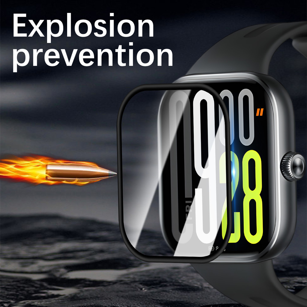 1/5pcs สําหรับ Mi Redmi Watch 5 - 3D โค้ง PMMA Flim - ฟิล์มไฮโดรเจล - อุปกรณ์เสริมสมาร์ทวอทช์ - ยืดหยุ่น, ป้องกันรอยขีดข่วน, กันกระแทก - ตัวป้องกันหน้าจอ TPU แบบนุ่ม - รูปที่ 4