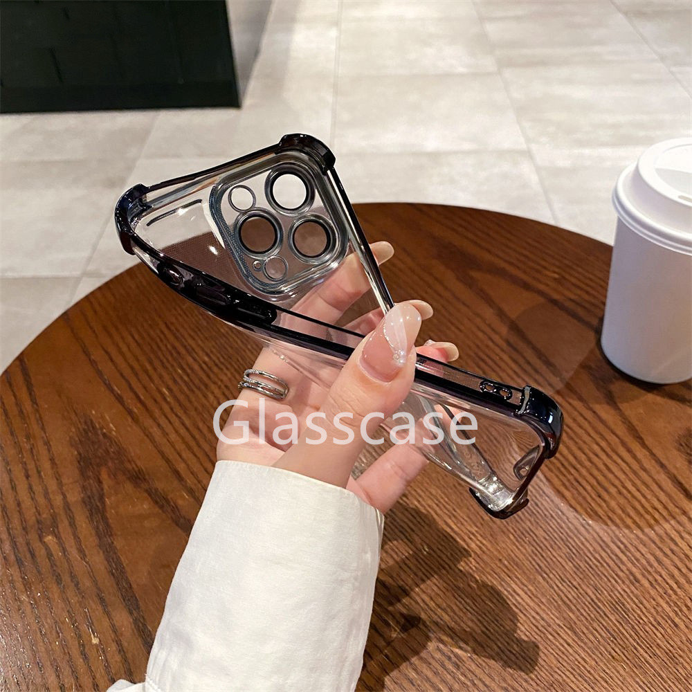 ปลอกสําหรับ Xiaomi POCO C85 C75 C 85 C 75POCOC85 POCOC75 2025 เคสโทรศัพท์ใสแฟชั่นคู่สี่มุม Anti Fall กันกระแทก Came เลนส์ป้องกันกรณีปกหลัง - รูปที่ 5