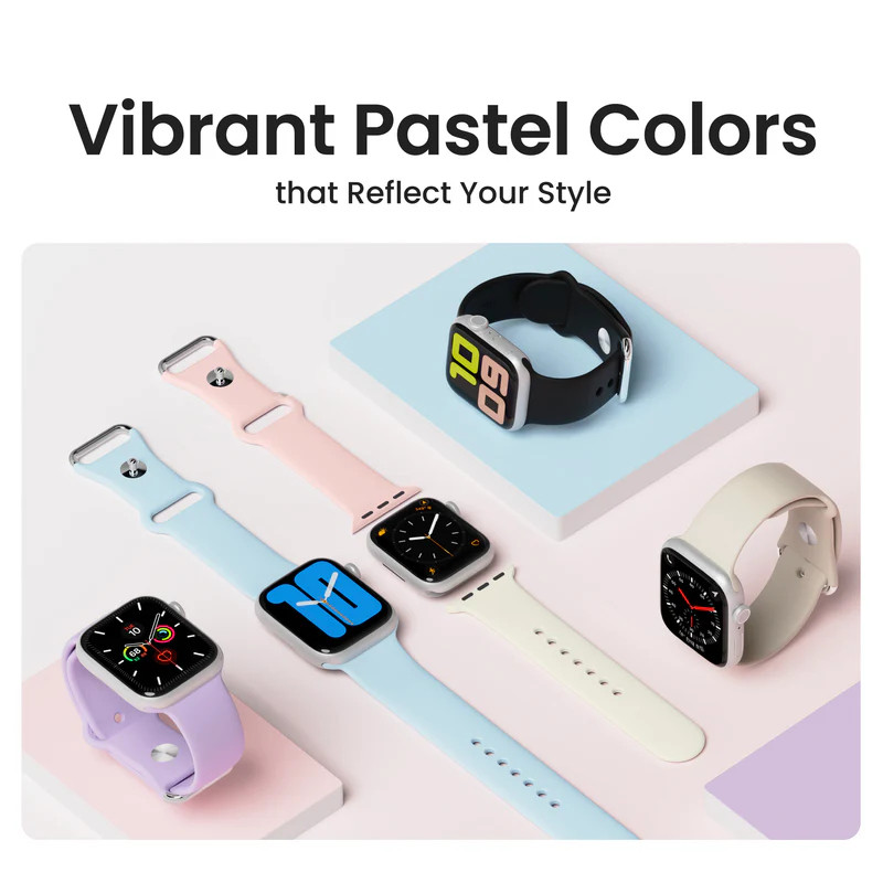 IFACE Color On Band สายนาฬิกาเกรดพรีเมี่ยมจากเกาหลี สายสำหรับ Watch 1-10/ Se1/Se2/Ultra1/2 ขนาด 38-49 mm. - รูปที่ 7