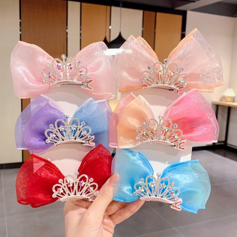 กิ๊บติดผมสําหรับสาวผู้ใหญ่ รุ่นคลิป RIBBON CROWN
