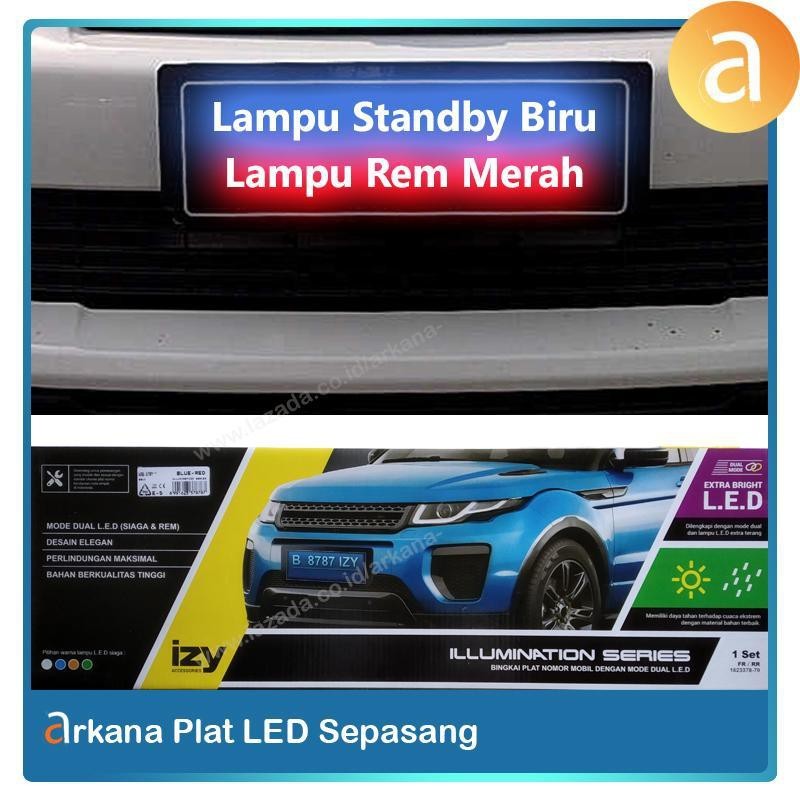 Izy slim series ที่วางป้ายทะเบียน + ไฟ led