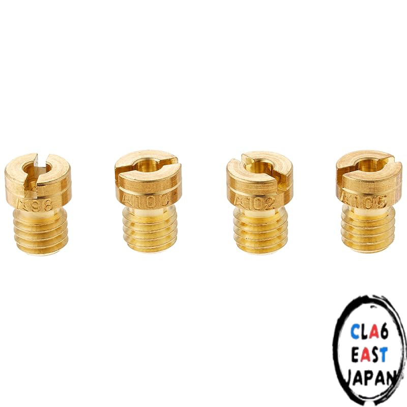 KITACO Main Jet Set (D) for NSR50/NS-1/NS50F Kehin Round Type (#128/#130/#132/#135) 450-1057030