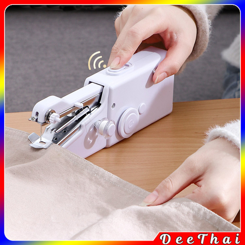 DeeThai จักรมือถือ จักรเย็บผ้าขนาดเล็ก เครื่องใช้ในครัวเรือน Electric sewing machine
