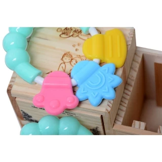 ชิ้น ซิลิโคน ยางกัดเขย่ามีเสียงยางกัดเด็กช่วยแก้อาการคันเหงือก Teether ยางกัดเด็กปลอดสารพิษยางกัดเด็กทารก ของใช้เด็กอ่อน