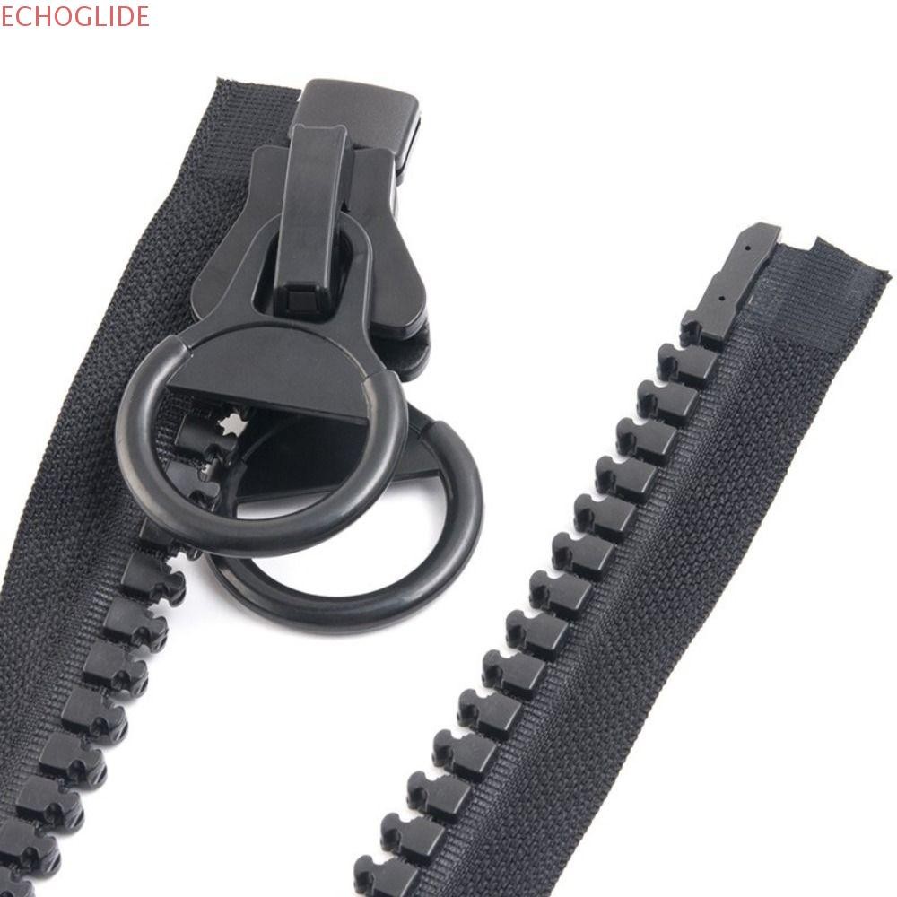 ECHOGLIDE ดึงแหวนซิปสําหรับเต็นท์ DIY 20 # ปิดปลายสองซิปพร้อมแหวนเลื่อนหัว