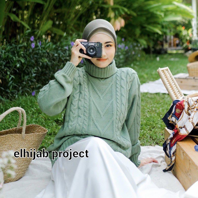 [PREMIUM] Megan Cable Knit Sweater // Cable Throat Knit Sweater // R.6/S-2, S-3 (ฉลาก)