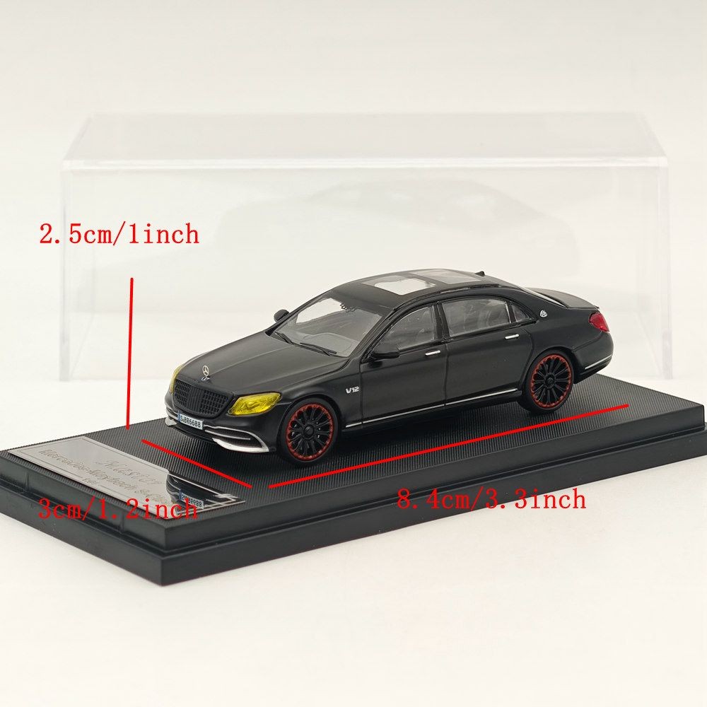 Master 1: 64 Mercedes-Benz Maybach S560 จําลองเครื่องประดับรถรุ่น Out of Print Model