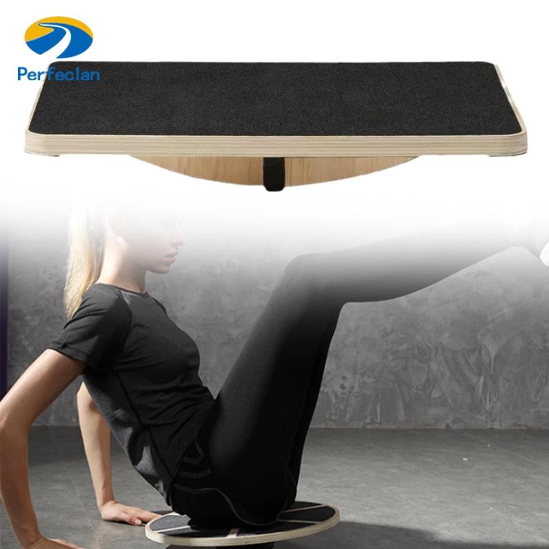 Perfeclan Wobble Balance Board Balancing แบบพกพาอเนกประสงค์อุปกรณ์ไม่ลื่น Wobble Board Balance การฝึ