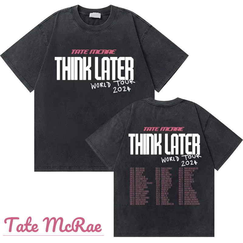 🔥HOT SALE🔥ปกติ ใหม่ เสื้อ " ❤Tate McRae "  | Tate McRae ผ้าCotton 100% T-Shirt ใส่ได้ ทั้ง ชาย ใส่สบ