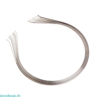 เจนนิเฟร์บ 10ชิ้น5มิลลิเมตรที่ว่างเปล่าธรรมดาโลหะคาดศีรษะผมว…