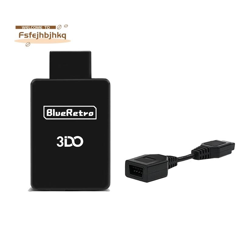 fsfejhbjhkq สําหรับเกมไร้สายอะแดปเตอร์คอนโทรลเลอร์สําหรับ 3DO FZ-1 FZ-10 คอนโซลสําหรับ T4 Pro Contro