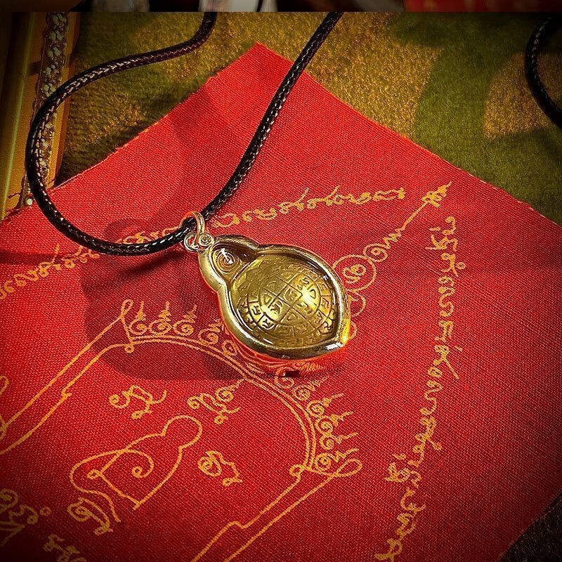 2025 Thai Dragon Woman Silver Bond Turtle Gourd Necklace Money Drawing