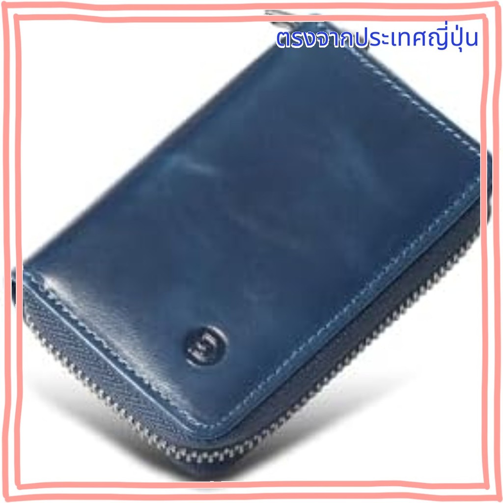 [Modiko] เคสบัตรเครดิตผู้ชายกรณีหนังแท้หนังแท้ที่ผลิตในญี่ปุ่นหนังฮิเมะจิขนาดใหญ่ที่มีความจุ Jabara 