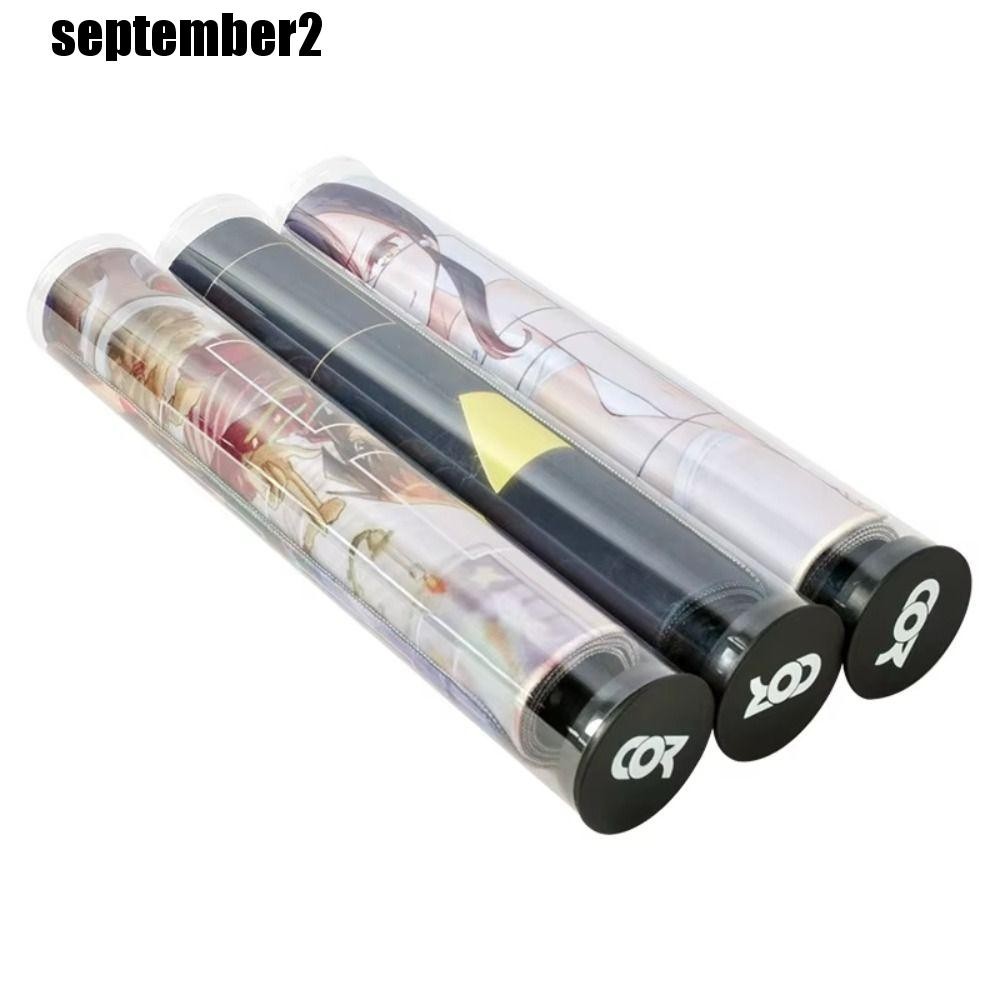SPEPEMBER เกม Pad Canister, โปร่งใสป้องกันกรณี Gaming Mat Storge หลอด,กล่องเก็บ Telescopic น้ําหนักเบาผู้ถือบัตร GameMat Protecter Playmat
