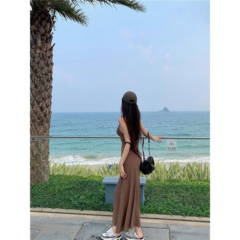 Anata พร้อมส่ง เดรส ชุดเดรสสวยหรูลุคไฮโซ เดรสเซ๊กซี่ เดรสคล้องคอแฟชั่นสาวฮอตสุดเซ็กซี่ กระโปรงยาวเข้ารูปเข้ารูปพอดีตัว - รูปที่ 7