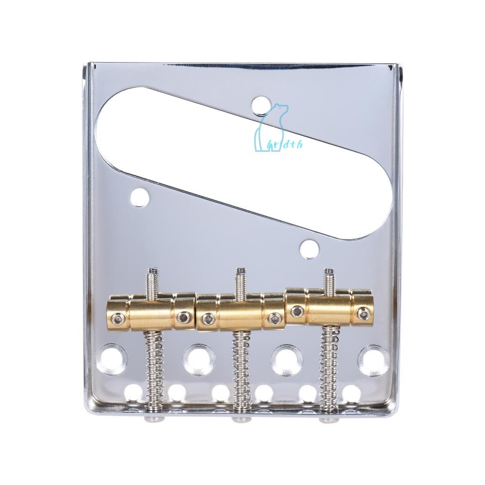 อาน Tailpiece 3 อานทองเหลือง F Tl Telecaster Tele Part พร้อมสกรูชุบ Telecaster Tele Tl - 3 [ttmusic]