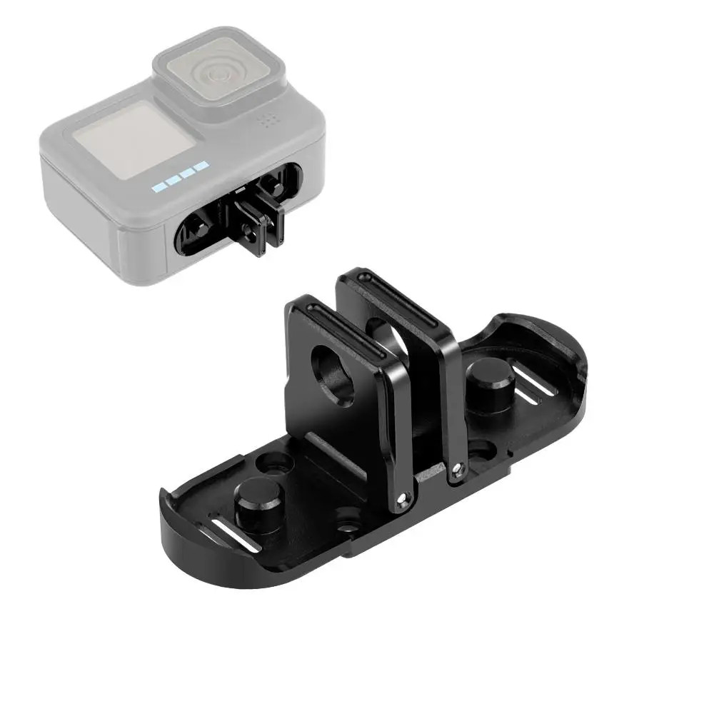 PULUZ อะแดปเตอร์ฐานพับแม่เหล็กสําหรับ GoPro HERO12 11 10 9 8 Max, Quick Release Mount Base สําหรับ Gopro Hero13
