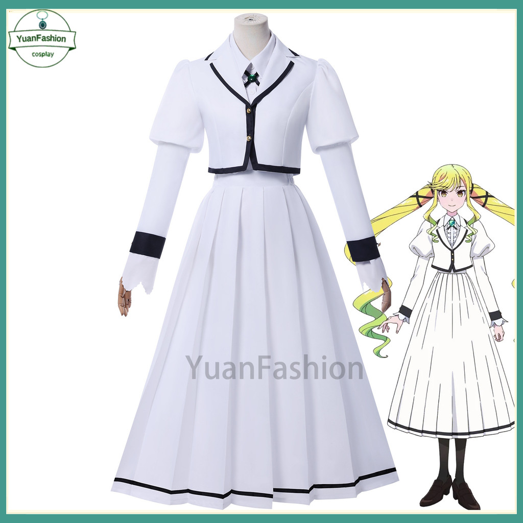 [คลังสินค้าพร้อม] Rock Is a Ladys Modesty คอสเพลย์เสื้อผ้า Suzuno Miyaririsa คอสเพลย์ 2D อะนิเมะเครื