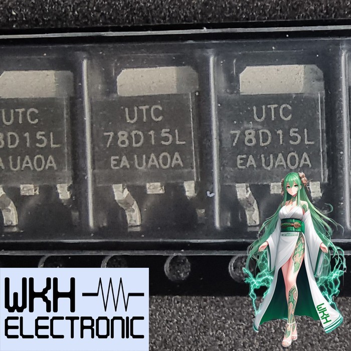 เครื่องมือชิ้นส่วน UTC78D15L UTC 78D15L SMD TO-252 REGULATOR IC 15V L78M15ABDT 78M15