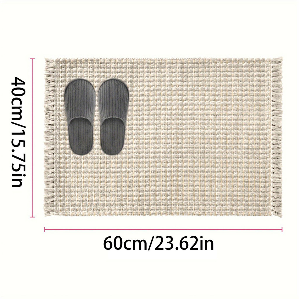 ถูกที่สุด Carpet Cotton With Tassel Hand Knotted Woven รูปที่ 8