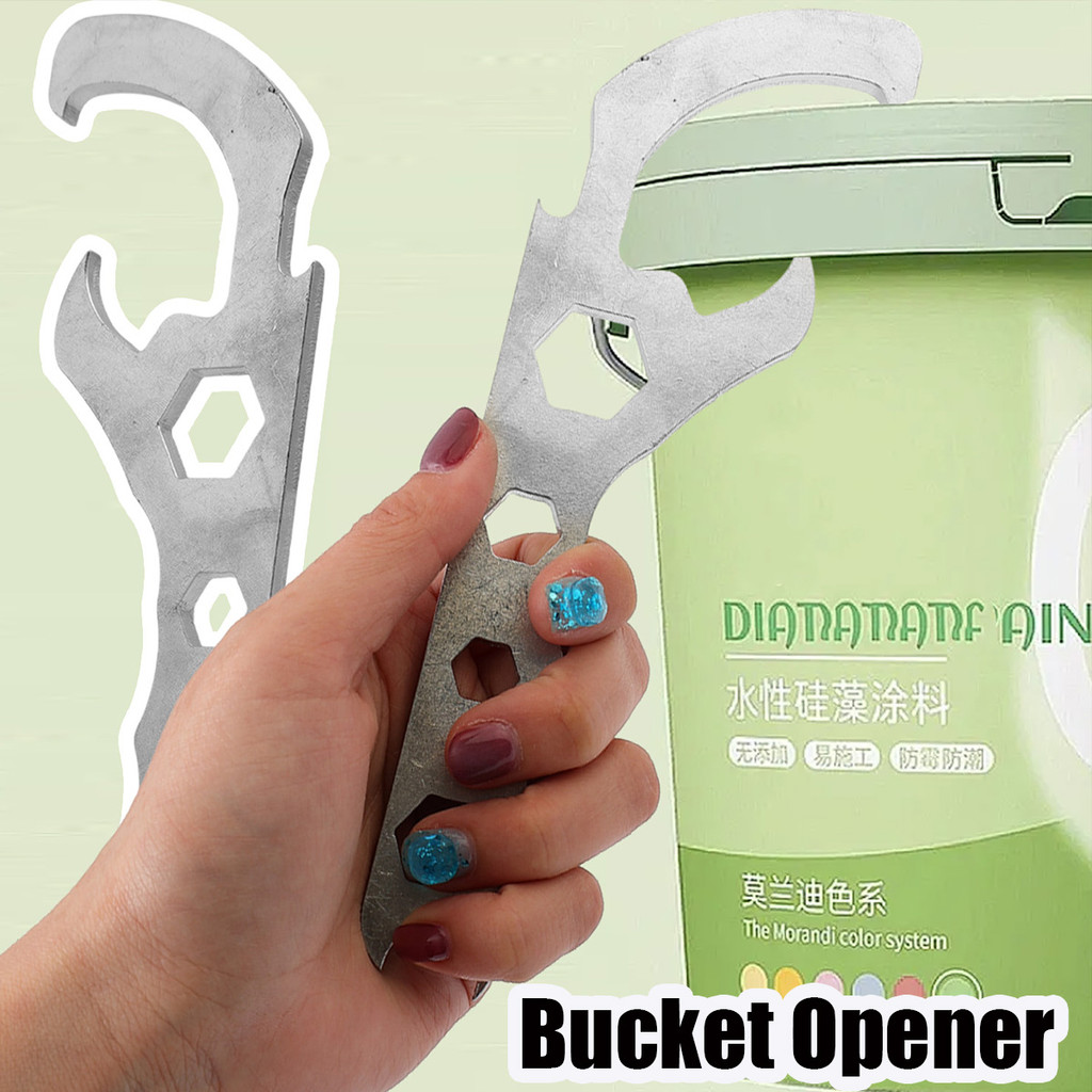 เครื่องมือเปิดถังเหล็กคาร์บอน-ตัวยกฝามัลติฟังก์ชั่นสําหรับกระป๋องสี,ดรัมน้ํามัน,ใช้อุตสาหกรรม,กระป๋องโลหะทนทานพร้อมที่จับตามหลักสรีรศาสตร์