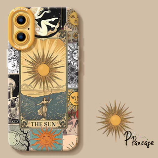 สำหรับ IPhone 15 16 11 14 13 12 Pro Max 7 8 14 16 15 Plus XR XS X Max SE2020 เคส Vortex สุดสวยสไตล์เรโทรเกิร์ล
